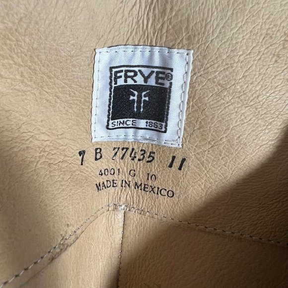 Frye Womens Julia 77435 Brown Leather Zipper Equestrian Riding Boots Size 7 B - Picture 11 of 11